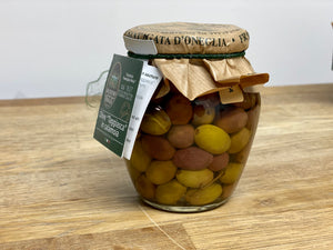 Taggiasche olives in brined 200gr. drained -  Sant'Agata d'Oneglia