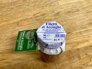 Anchovy fillet in E.V.O. 80gr.- Stant'Agata d'Oneglia